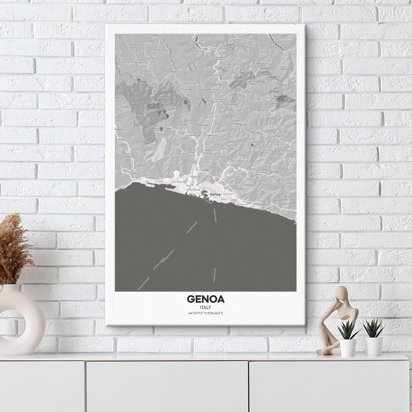 A map of the coast A map of the coast
