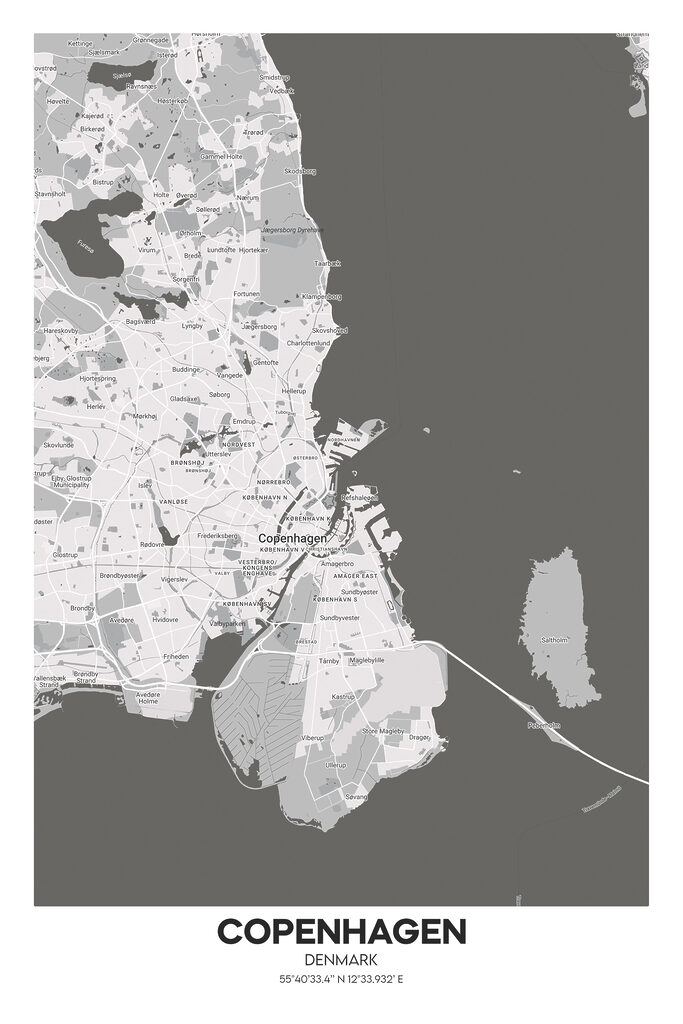 A map of a city
