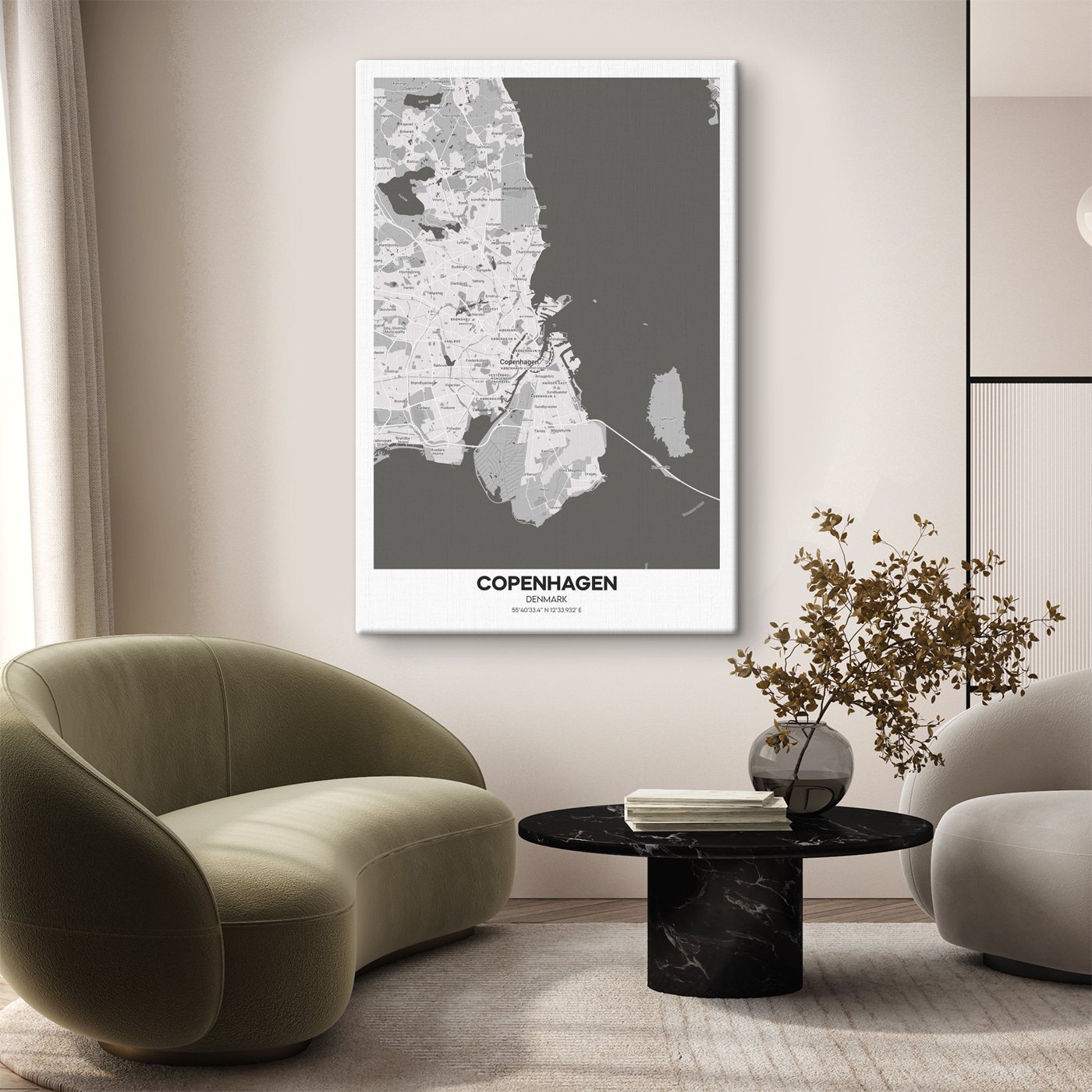 A map of a city