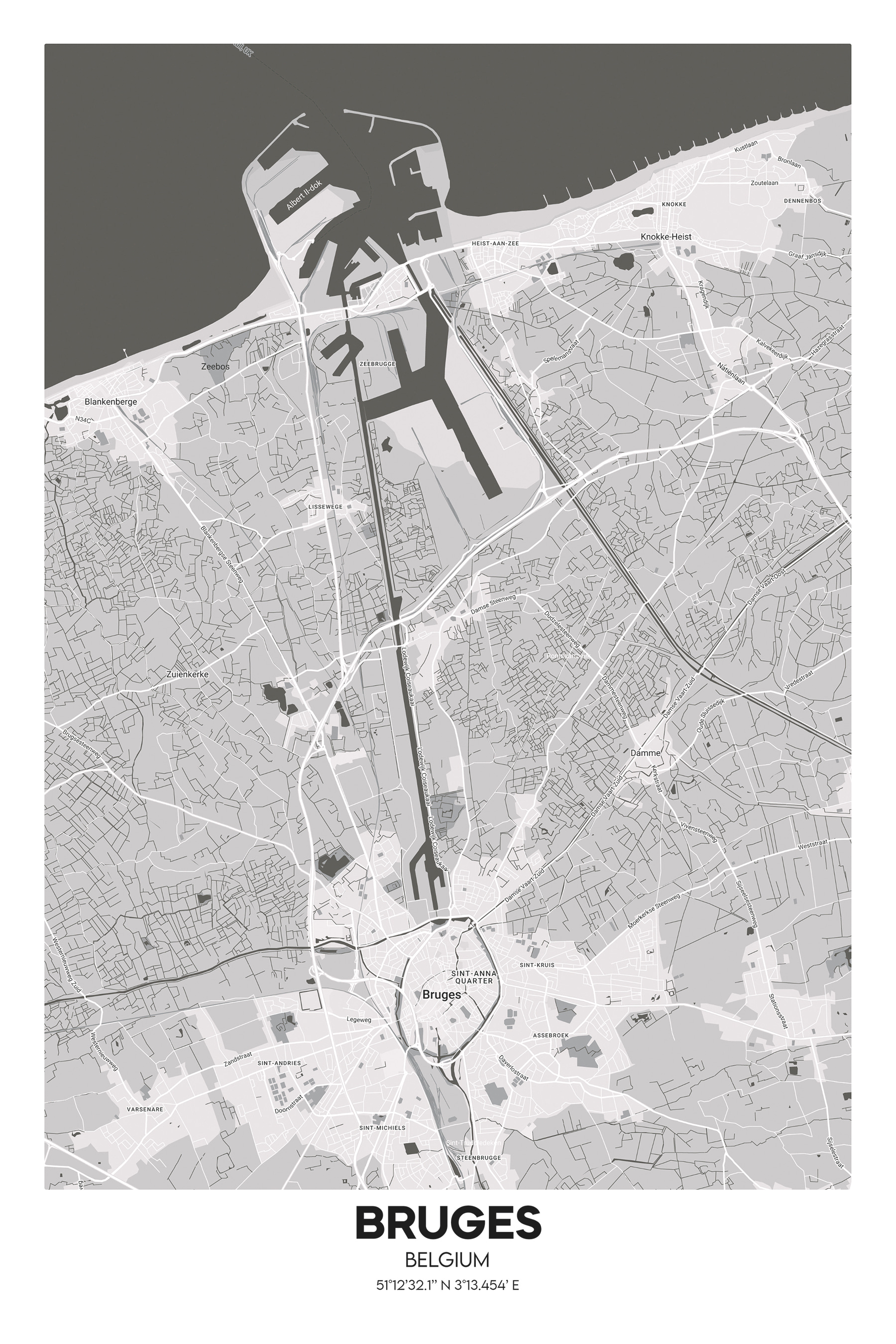 A map of a city