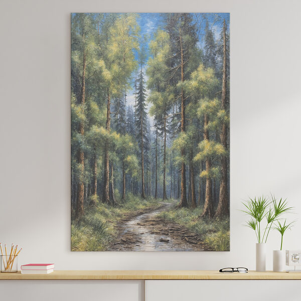 Cuadros Un cuadro que representa un bosque (SKU: s37803) Cuadros Cuadros Un cuadro que representa un bosque (SKU: s37803)