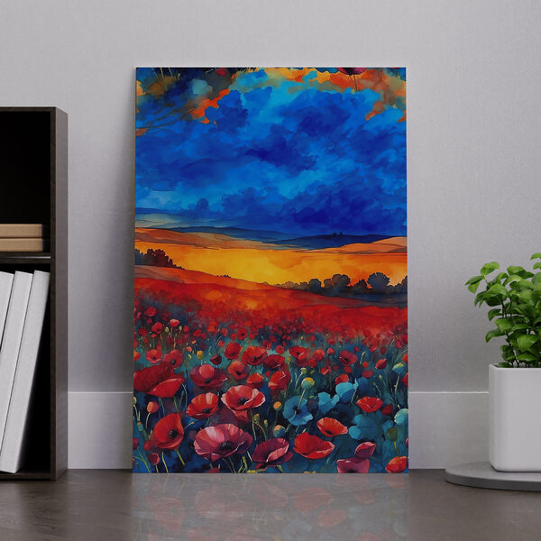 Cuadros Cuadros Un cuadro que representa un campo de flores (SKU: s37811)