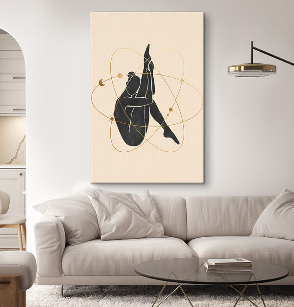 Cuadros Cuadros Un dibujo de una mujer (SKU: s37777)