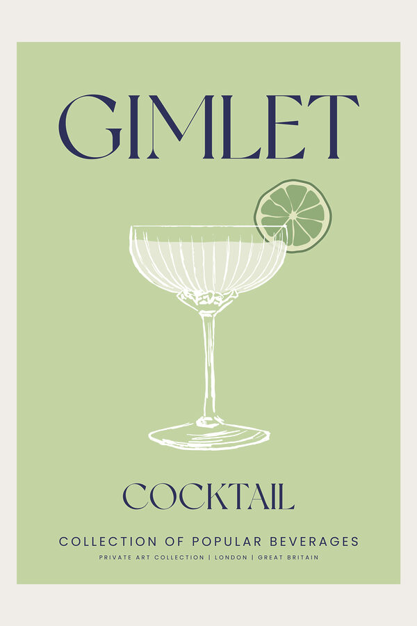 A sign with a glass of drink
