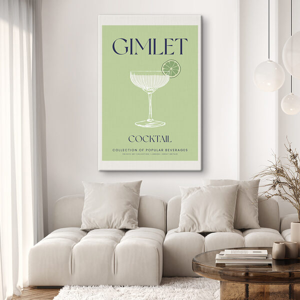 A sign with a glass of drink