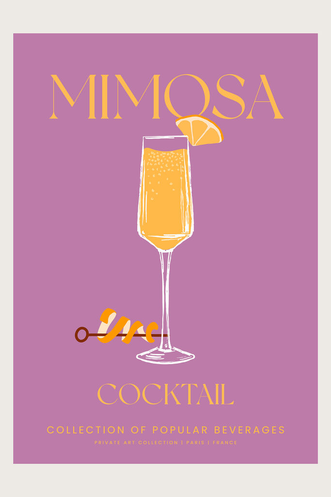 A poster of a drink