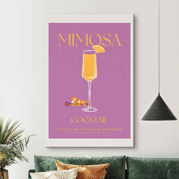A poster of a drink