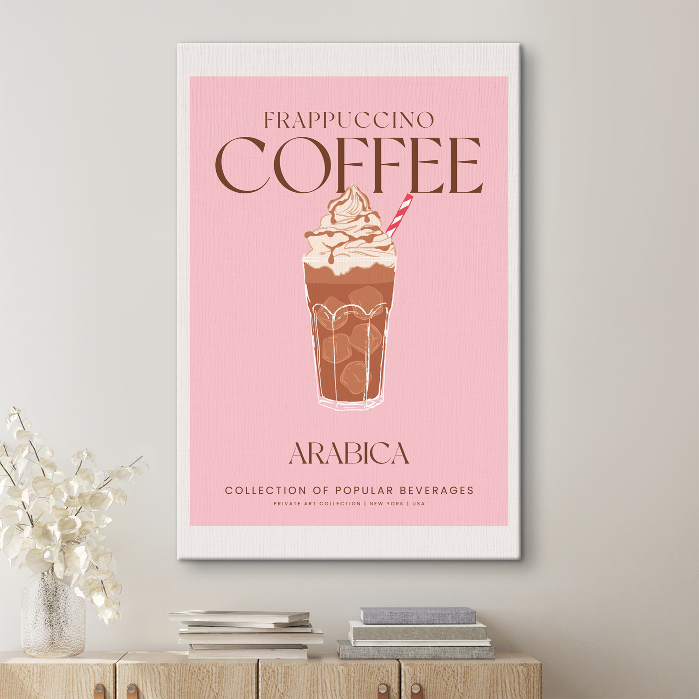 A poster of a drink A poster of a drink