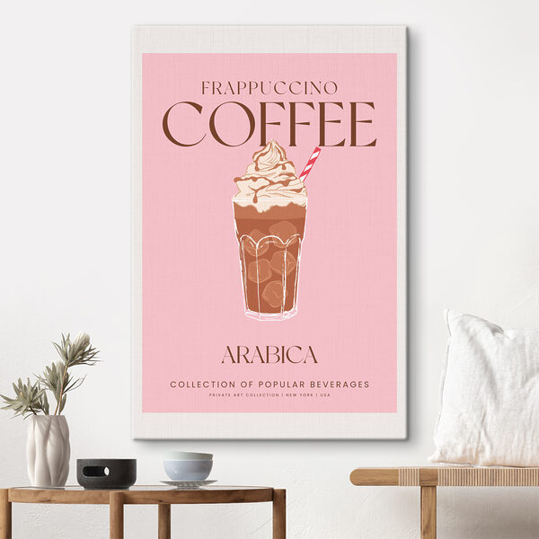 A poster of a drink A poster of a drink