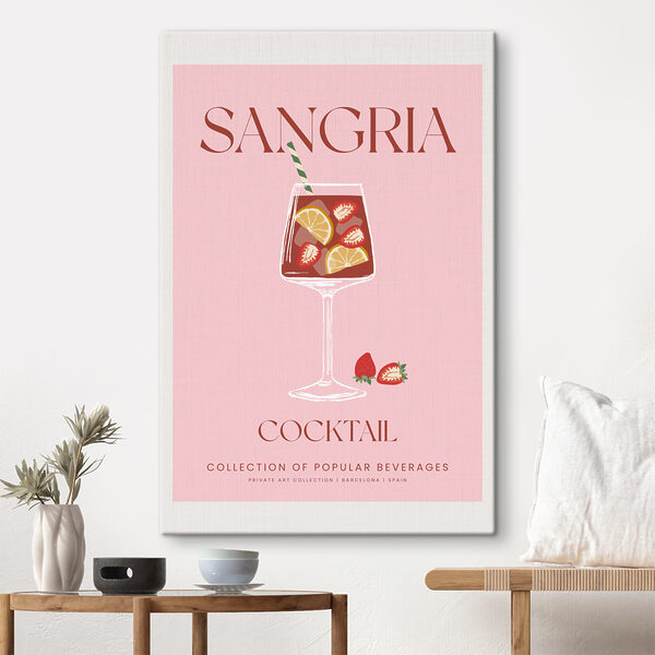 A poster of a drink A poster of a drink