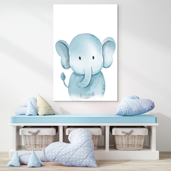 Cuadros Cuadros Una caricatura de un elefante (SKU: s37922)