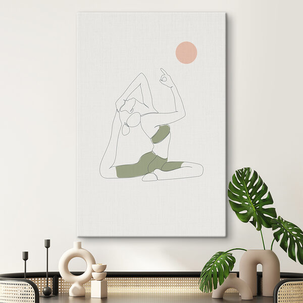 Cuadros Una mujer haciendo yoga (SKU: s37986) Cuadros Cuadros Una mujer haciendo yoga (SKU: s37986)