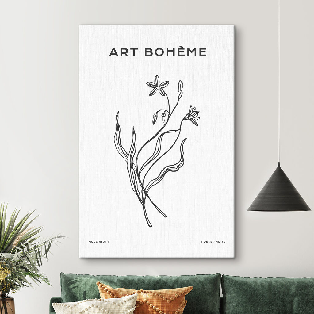A drawing of a flower