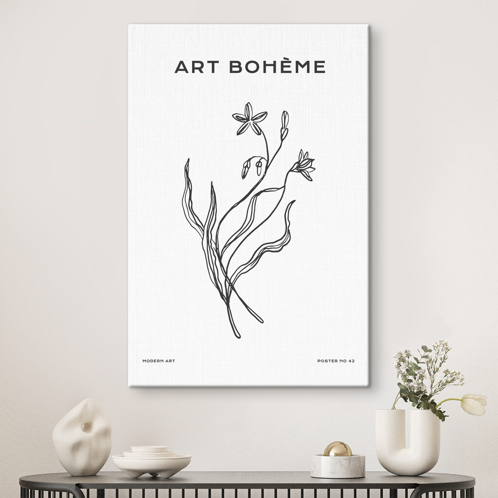 A drawing of a flower