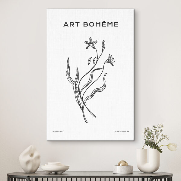 A drawing of a flower