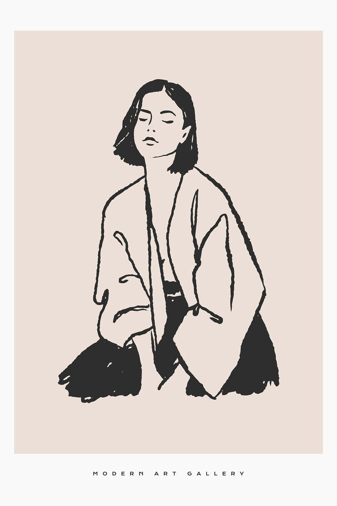 A woman with her eyes closed