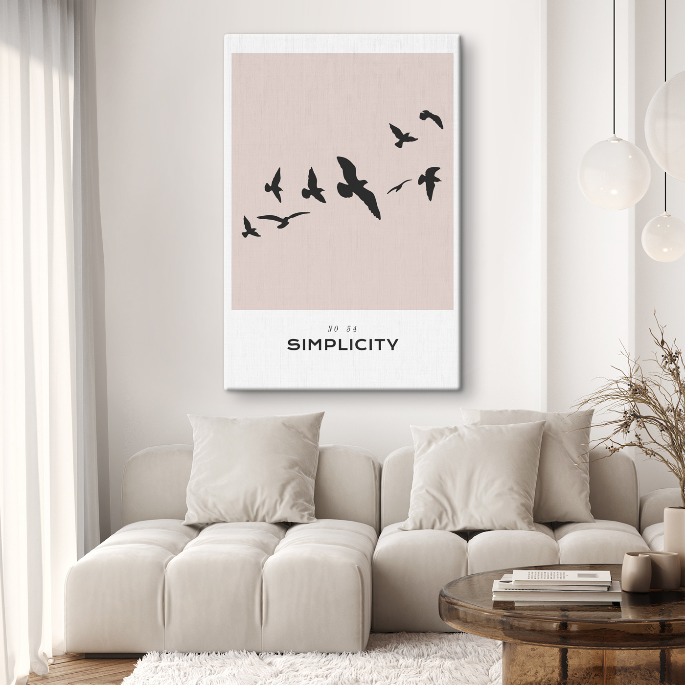 A flock of birds flying