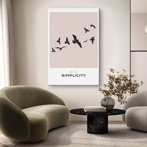 A flock of birds flying