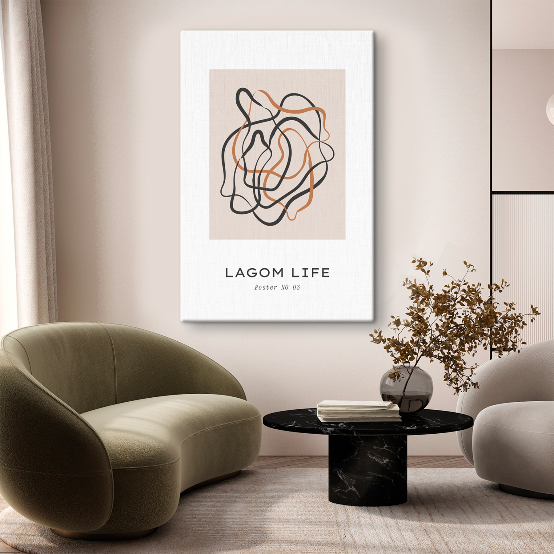 A black and brown lines on a white background