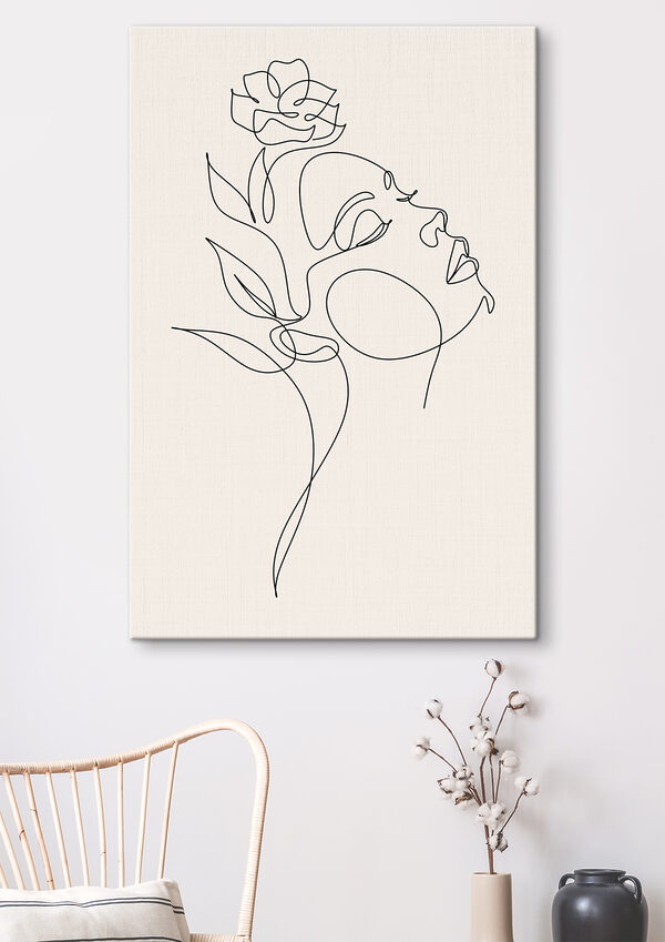 Cuadros Un dibujo del rostro de una mujer (SKU: s38011) Cuadros Cuadros Un dibujo del rostro de una mujer (SKU: s38011)