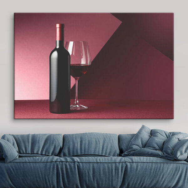 A bottle of wine next to a glass of wine A bottle of wine next to a glass of wine