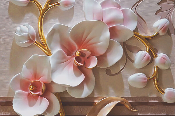A close up of flowers
