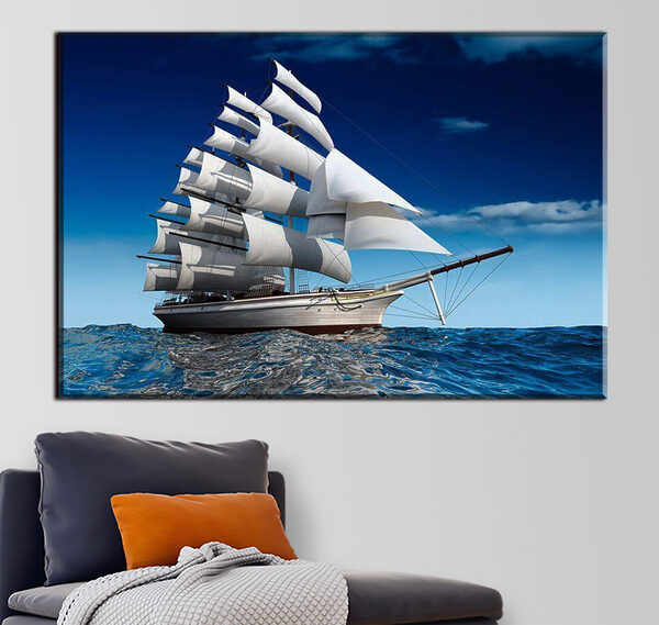 Cuadros Cuadros Un velero en el agua (SKU: s18347)