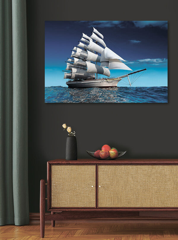 A sailboat in the water A sailboat in the water