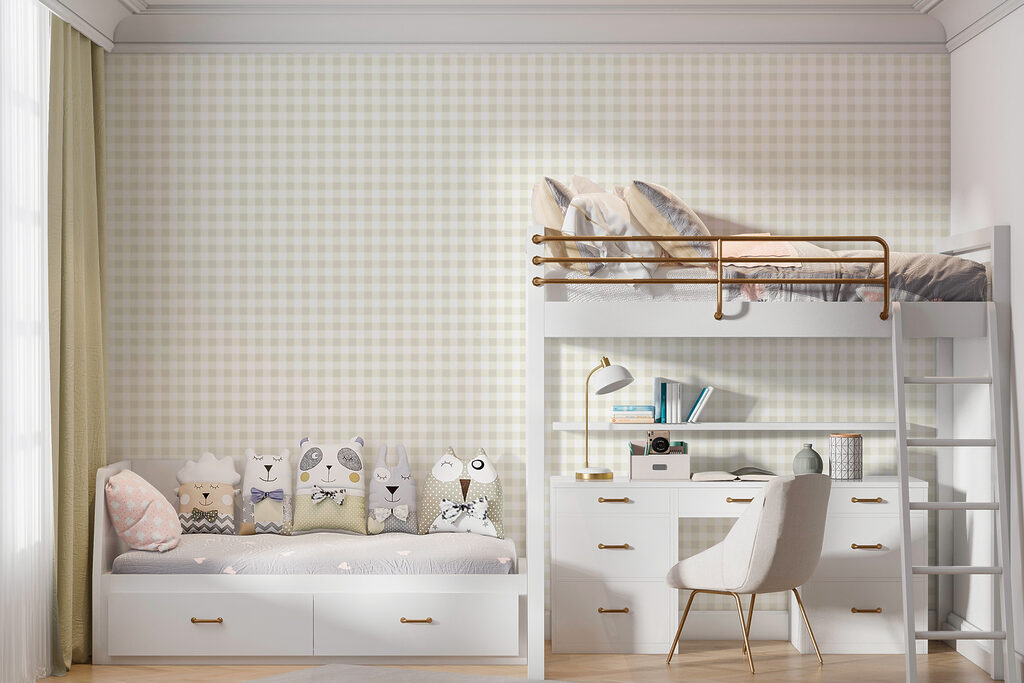 A white and yellow checkered pattern