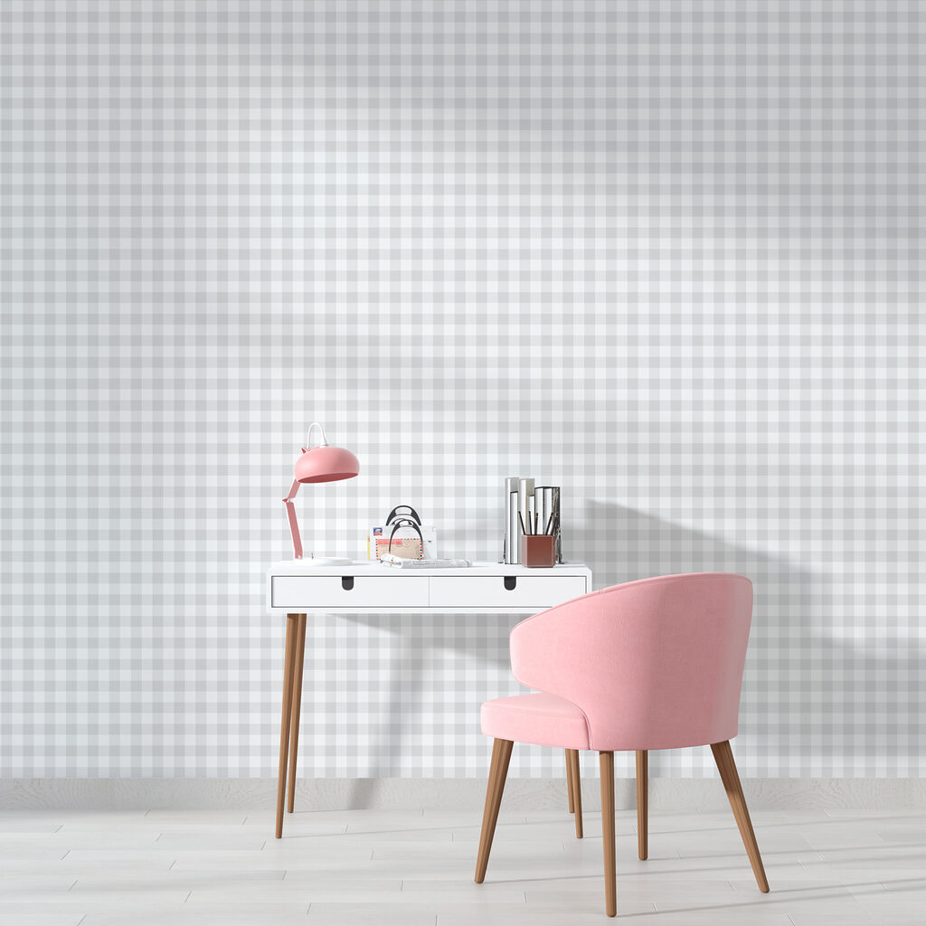 A white and grey checkered background