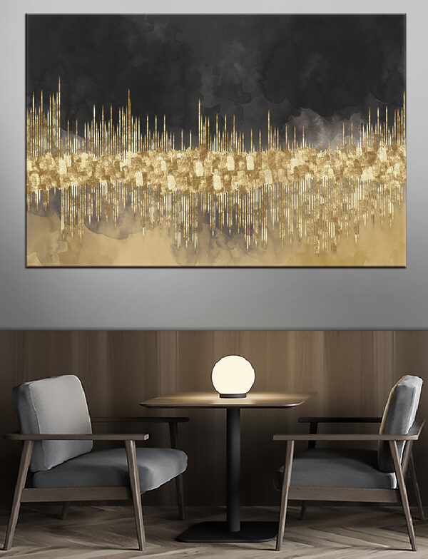 Cuadros Paisaje urbano abstraído en tonos brillantes (SKU: s34138) Cuadros Cuadros Paisaje urbano abstraído en tonos brillantes (SKU: s34138)