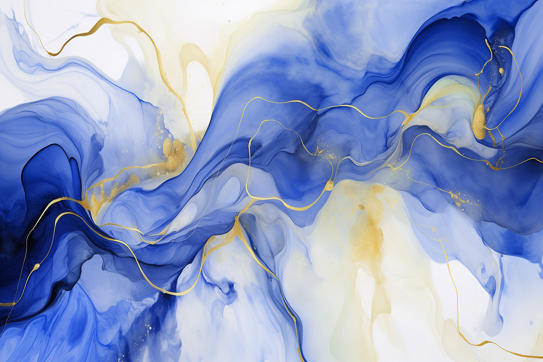 Blue Waves and Flowing Lines