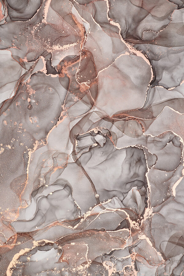 A close up of a painting
