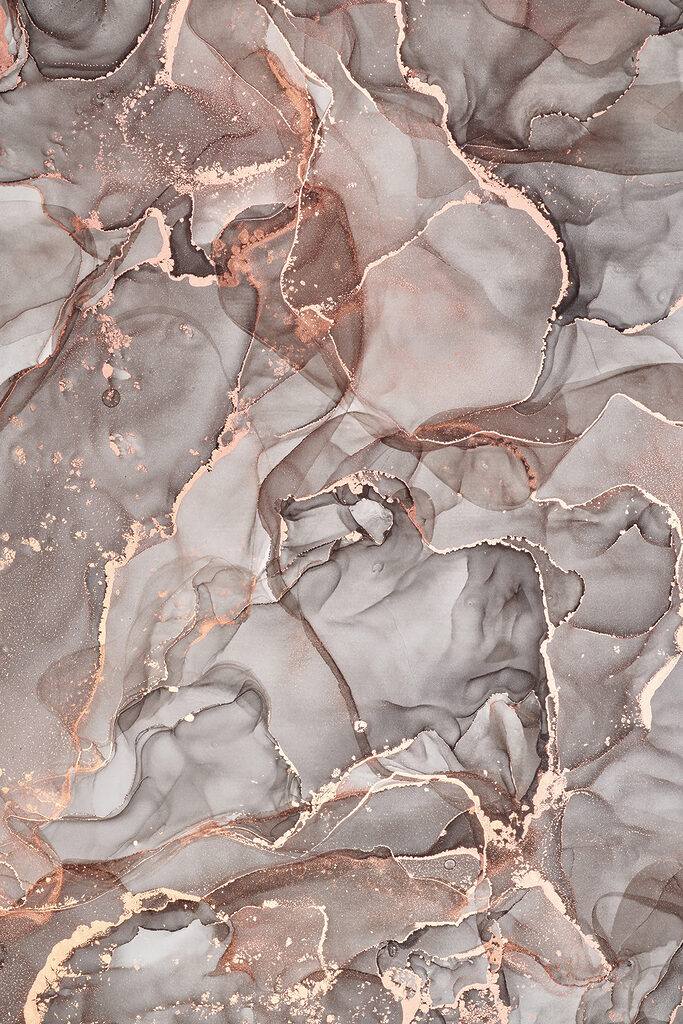 A close up of a painting
