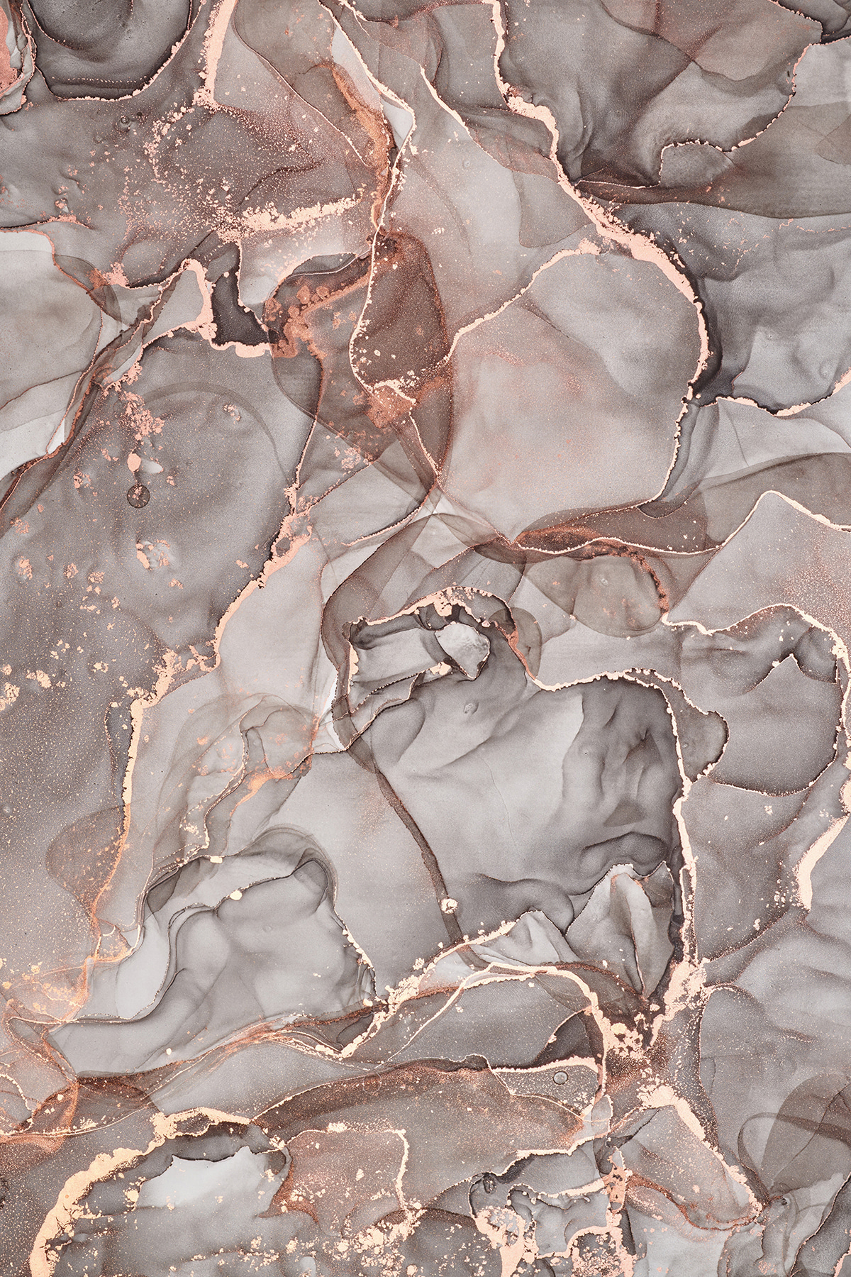 A close up of a painting