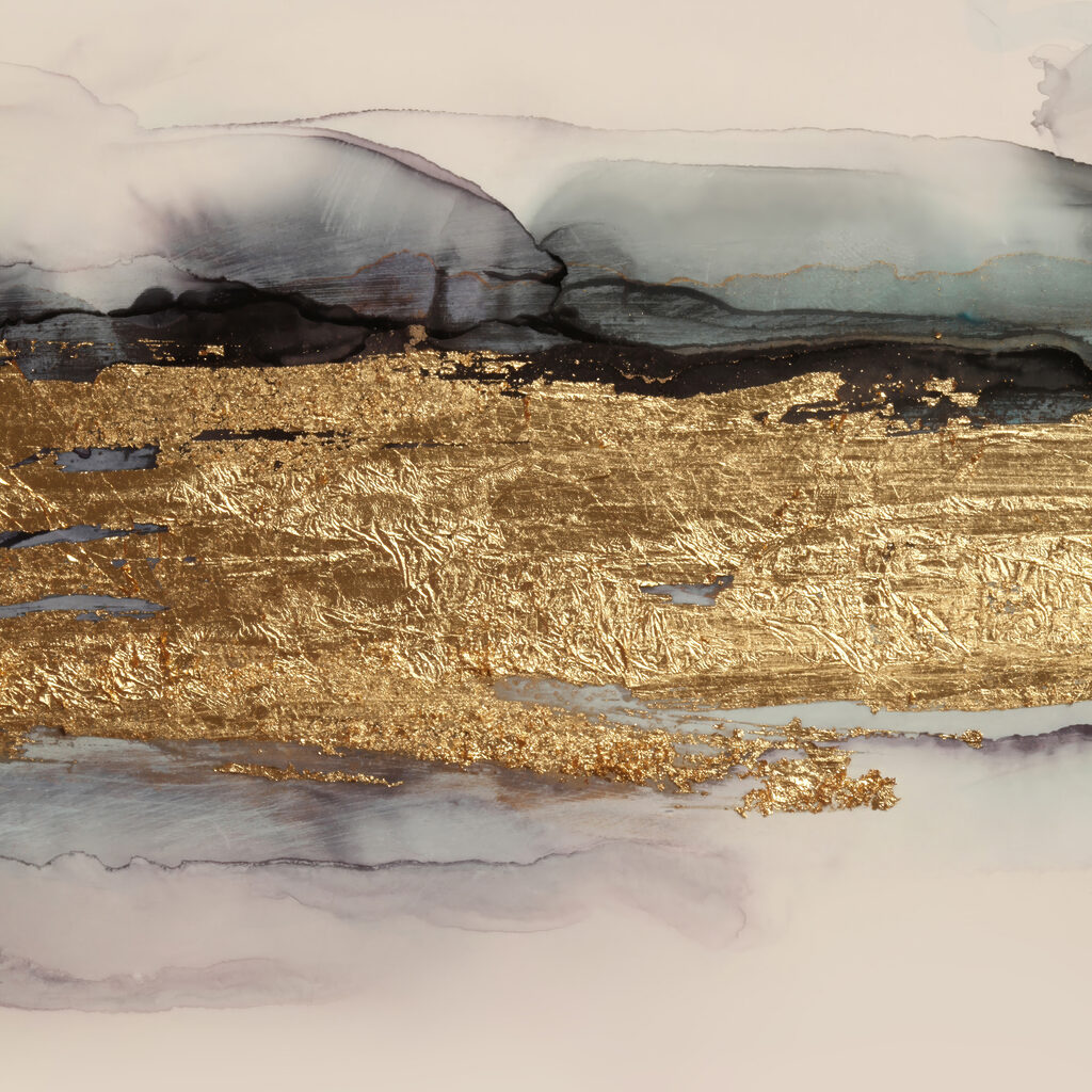 Textured horizon in metallic shades Textured horizon in metallic shades