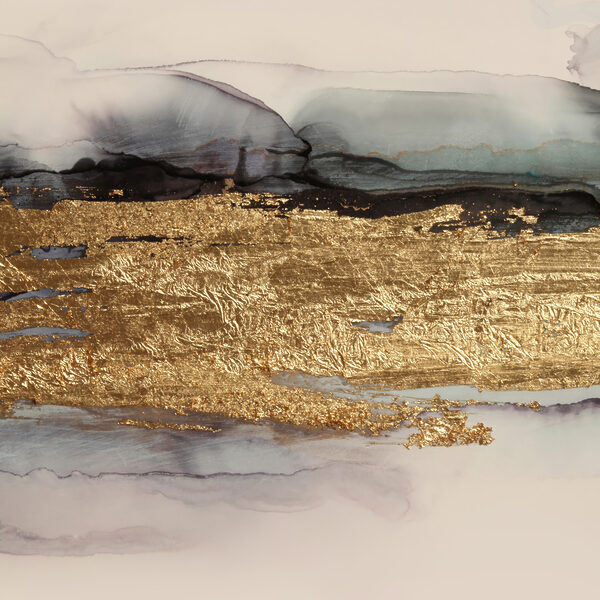 Textured horizon in metallic shades Textured horizon in metallic shades