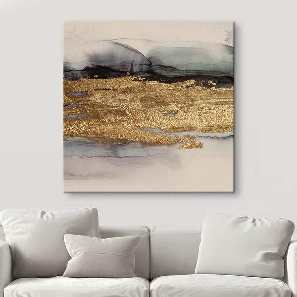 Textured horizon in metallic shades Textured horizon in metallic shades