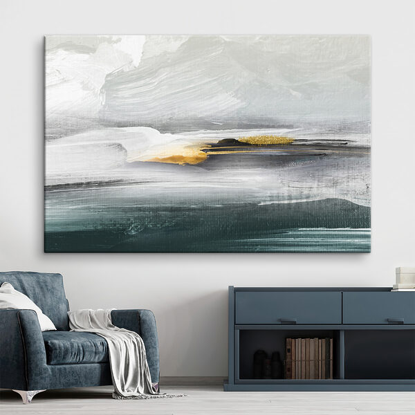 A painting of a landscape