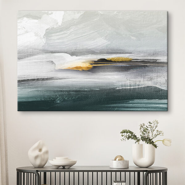 A painting of a landscape