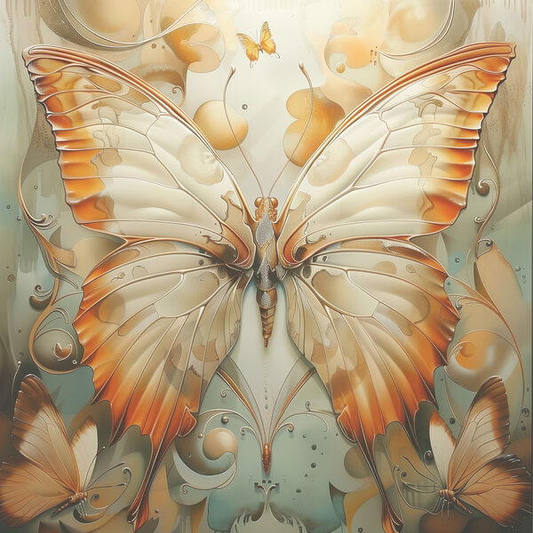 A butterfly with many wings A butterfly with many wings
