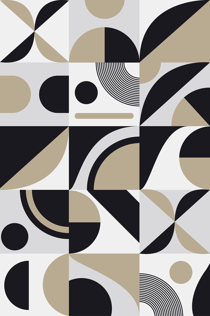 A pattern of geometric shapes A pattern of geometric shapes