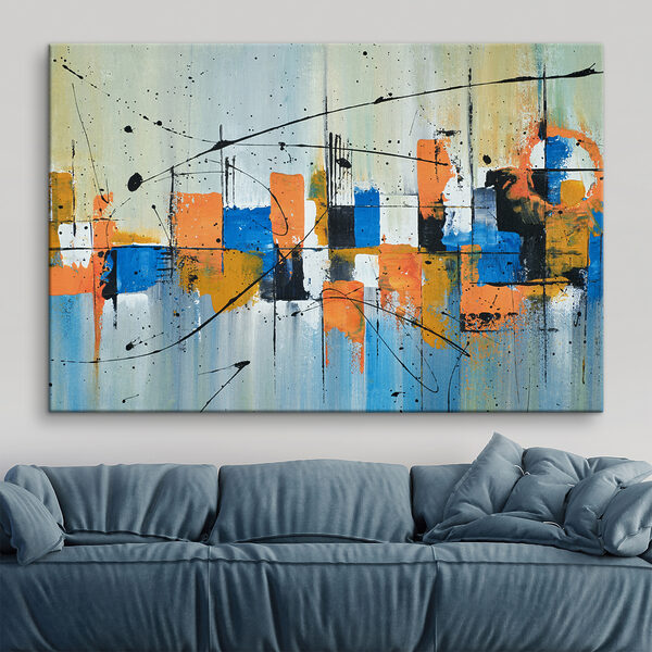 A painting of various colors A painting of various colors