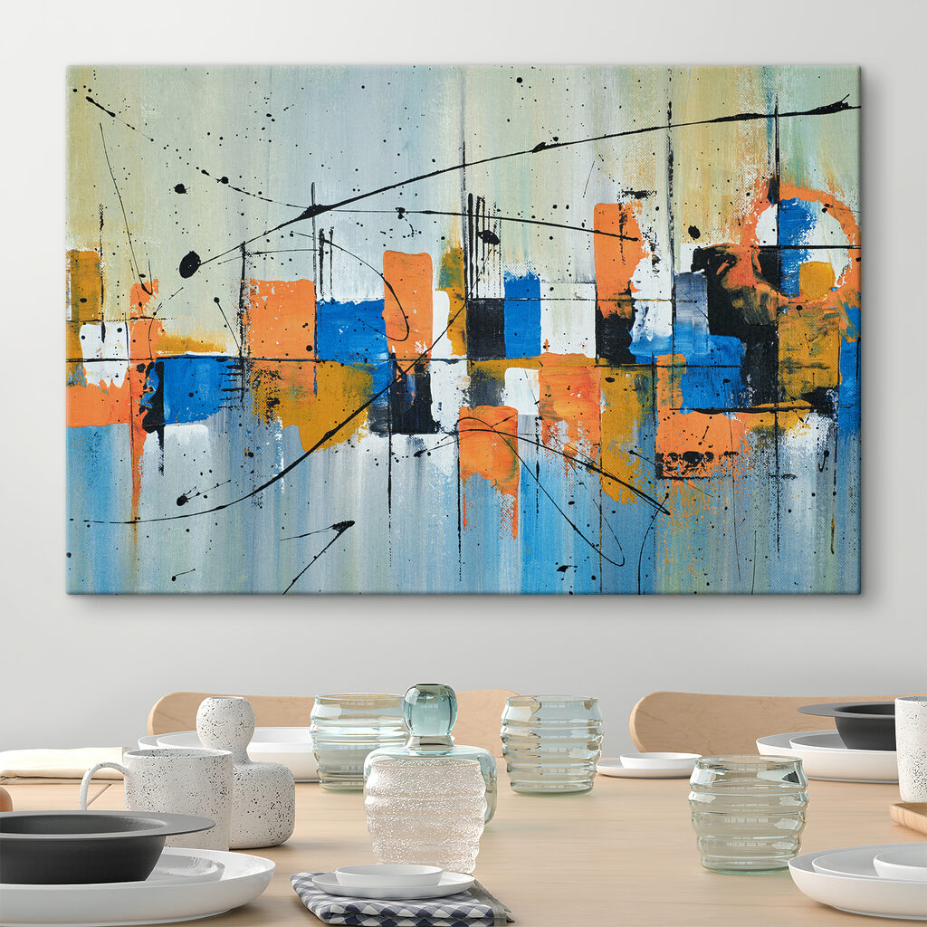 A painting of various colors A painting of various colors