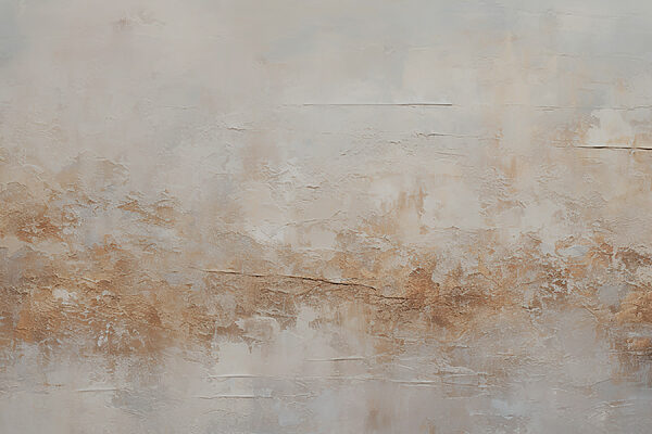 A white and brown wall