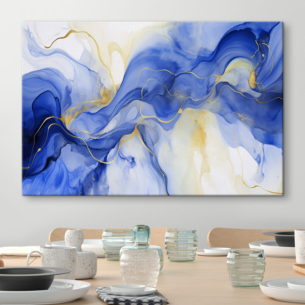 Blue Waves and Flowing Lines