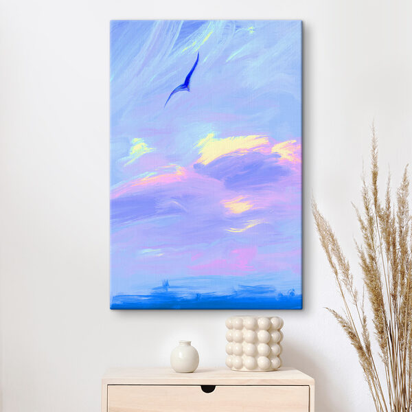 Cuadros Un pájaro volando por el cielo (SKU: s37839) Cuadros Cuadros Un pájaro volando por el cielo (SKU: s37839)