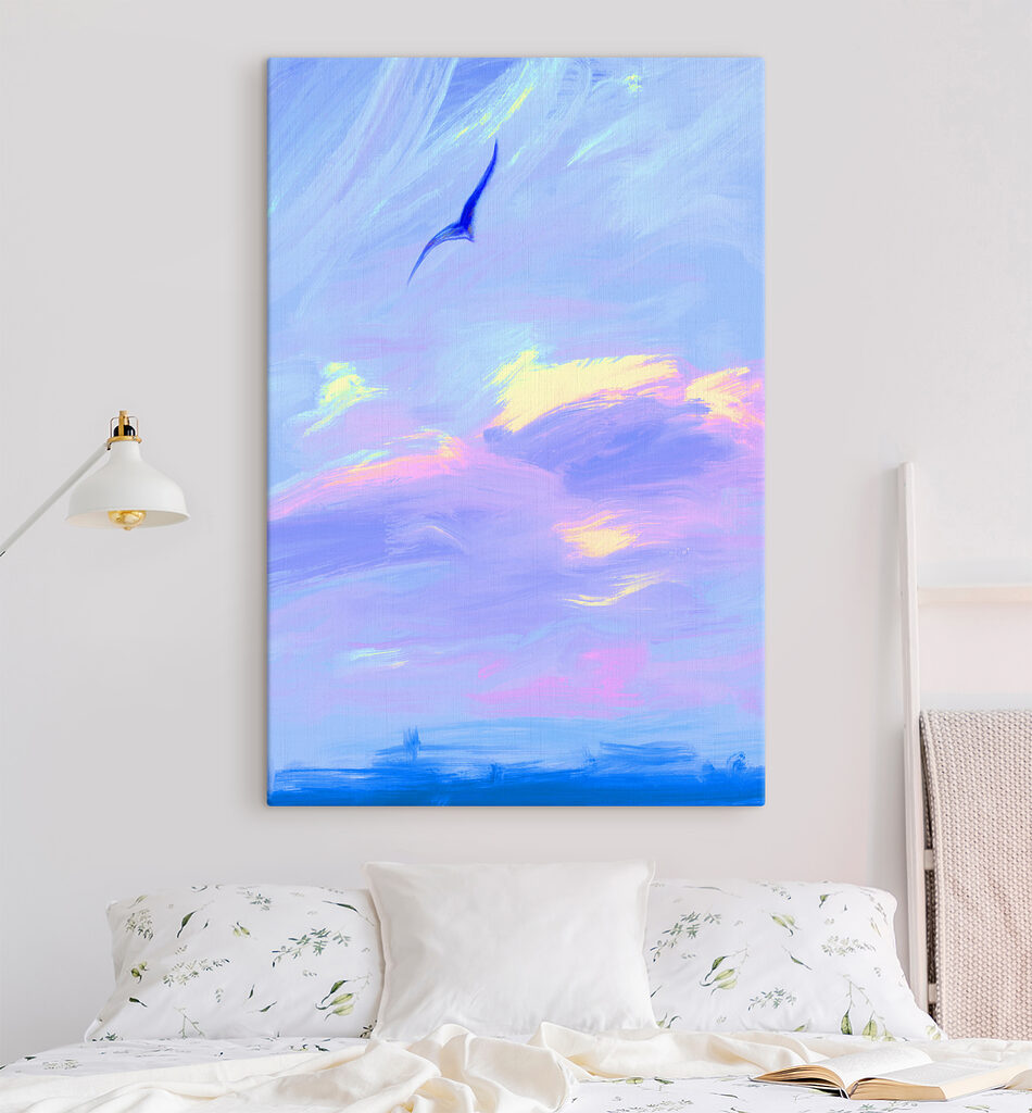 A bird flying in the sky A bird flying in the sky