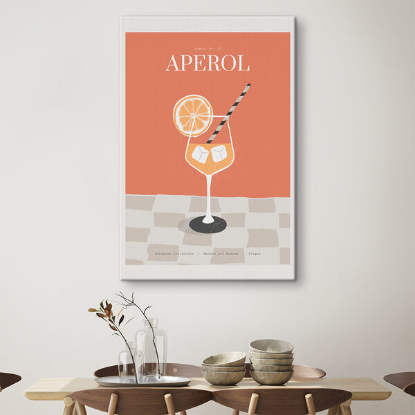 A poster of a drink