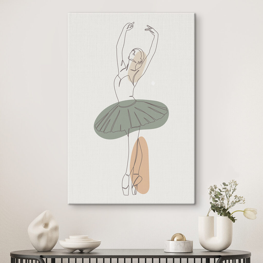 A drawing of a woman in a tutu A drawing of a woman in a tutu